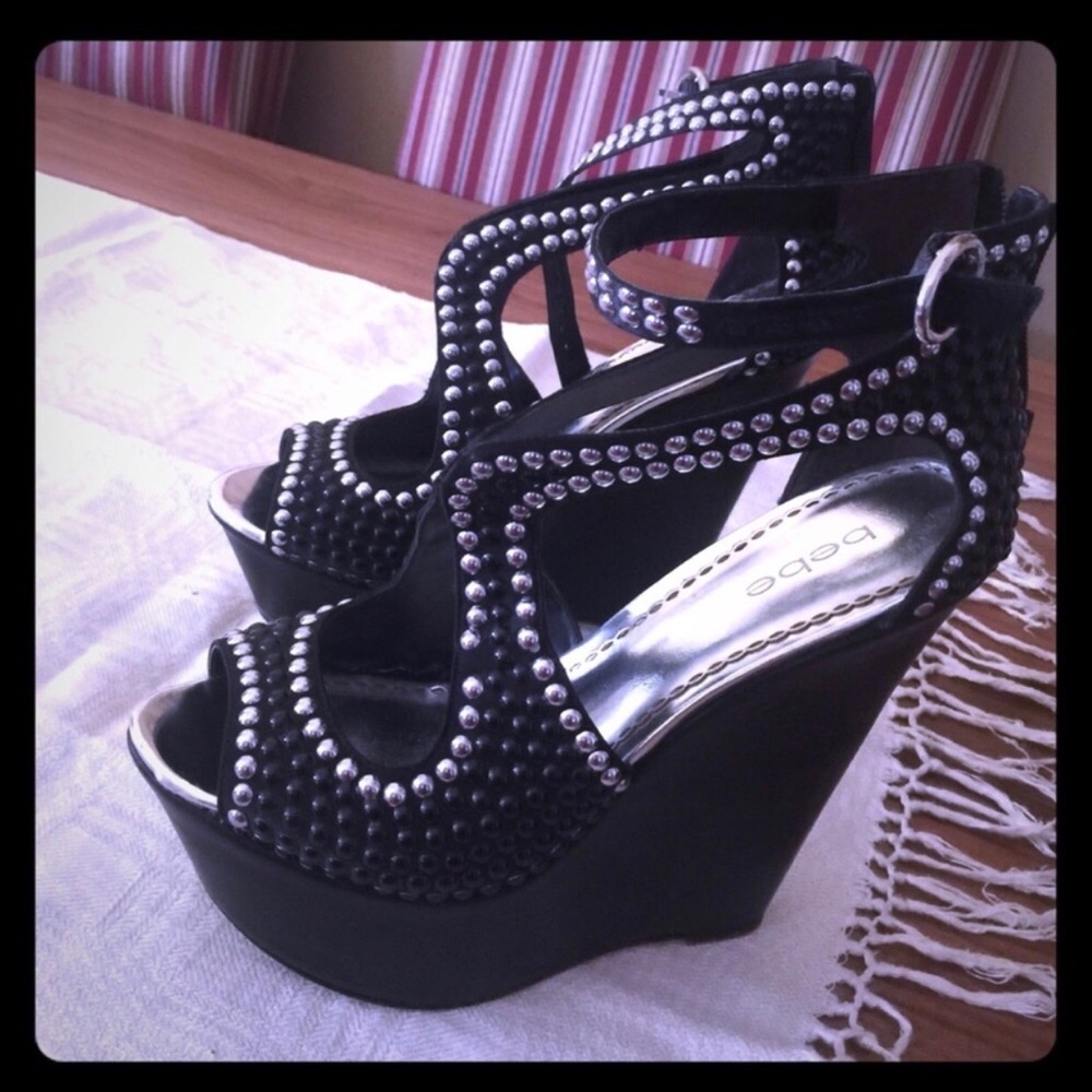 Bebe platform heels
